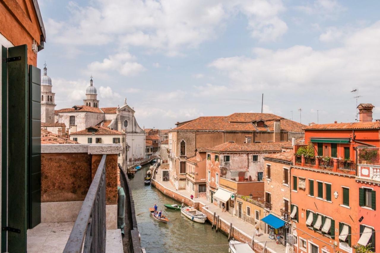 Carmini Canal View And Balcony With Lift Venice Ngoại thất bức ảnh